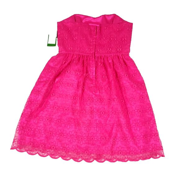 lilly pulitzer Payton floral organza Dress 8 NWT Pop Pink Strapless sweetheart - Picture 10 of 16
